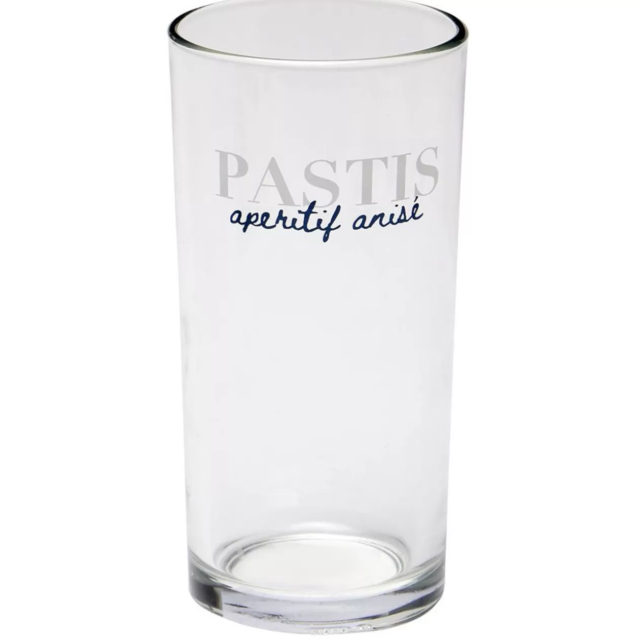 Verre tubo avec inscription Pastis apéritif anisé 25cl>Gifi Hot