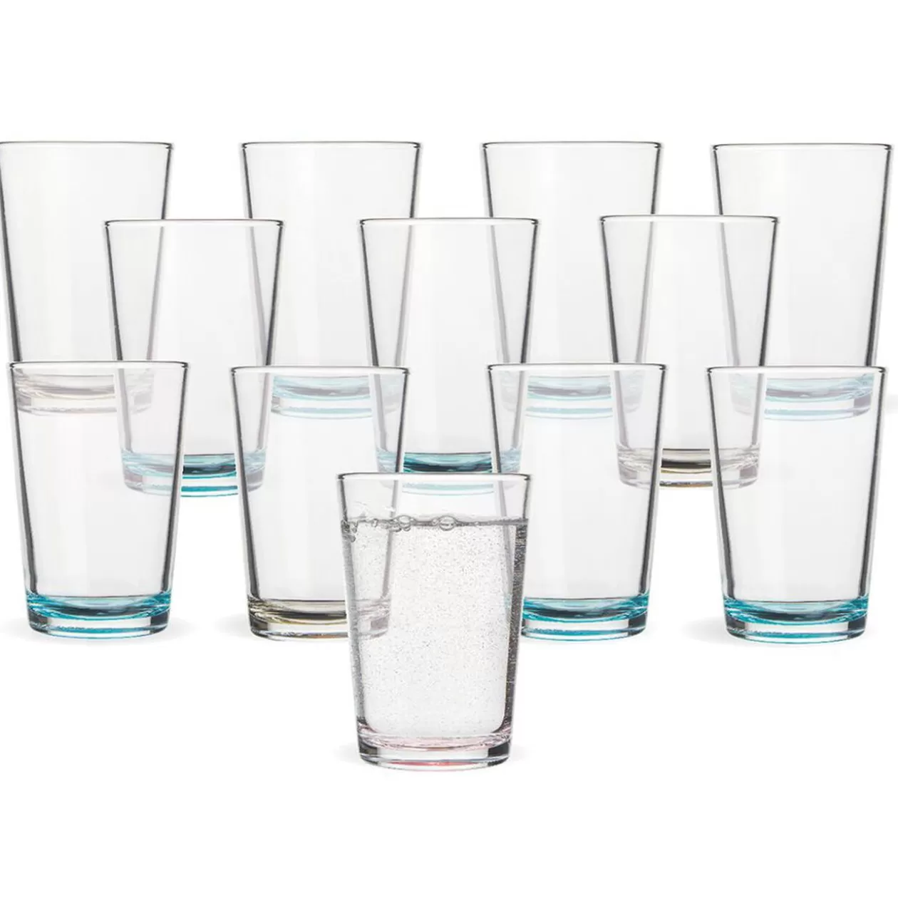 Verre x12 ver 20cl h9.9d6.8 mod fond coul>Gifi Best Sale