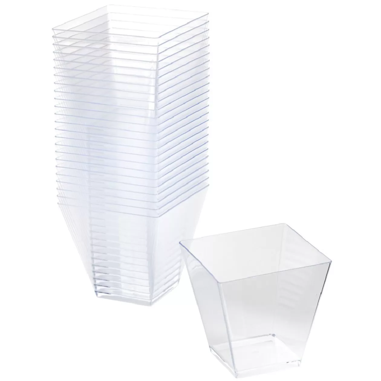 Verrine forme diamant transparente x25>Gifi Hot