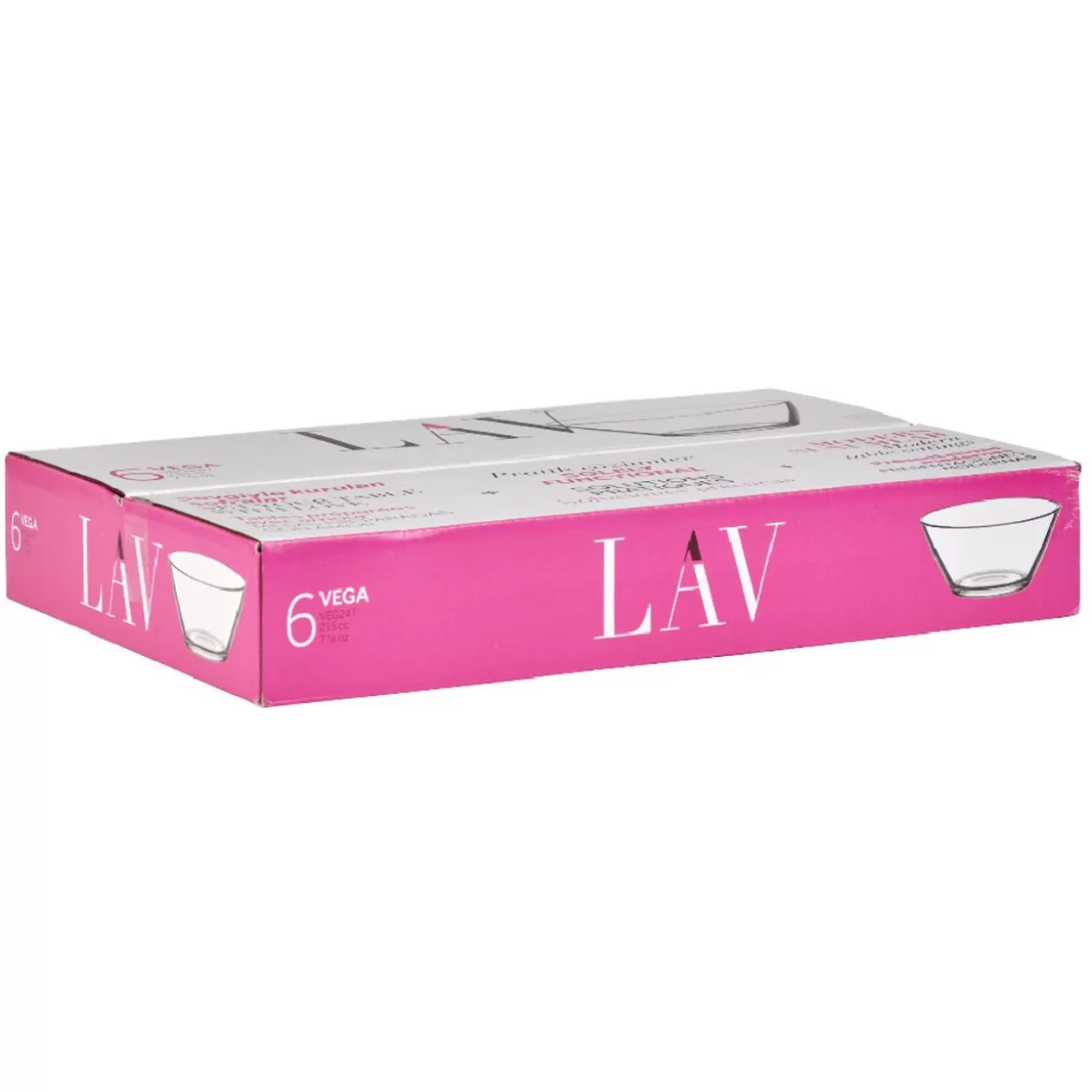 Verrine LAV en verre transparent 25 cl x6>Gifi Online