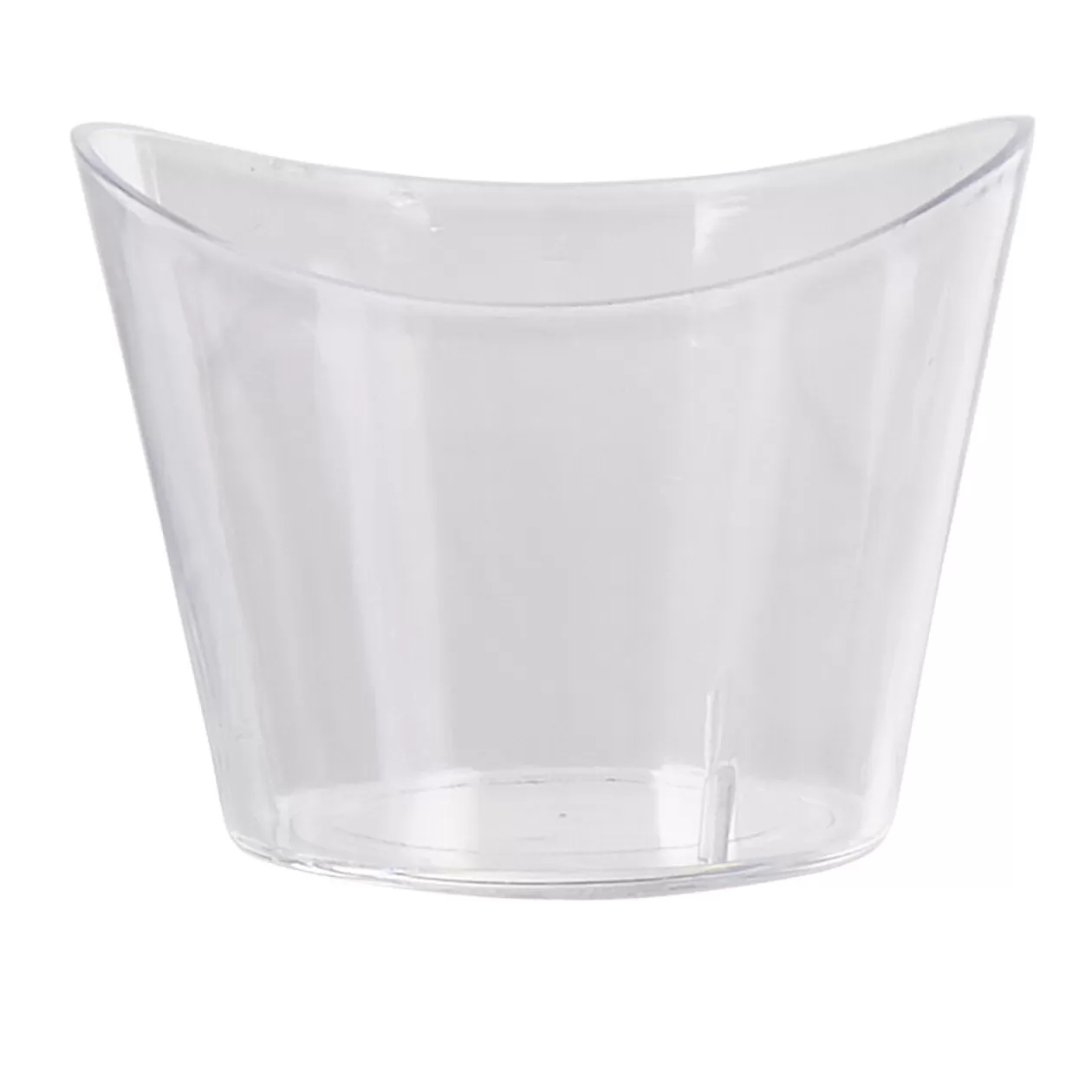 Verrine ovale en plastique réutilisable x10>Gifi Outlet