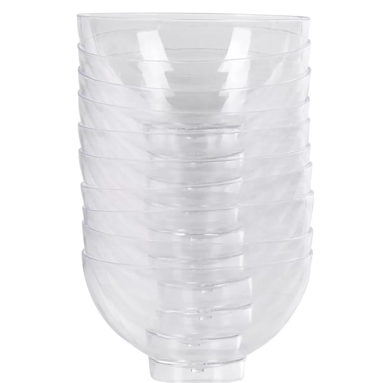 Verrine ronde en plastique réutilisable x10>Gifi Store