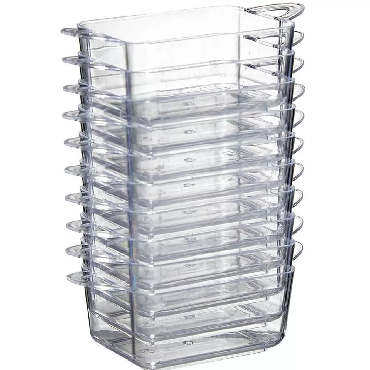 Verrine x50 + mini-cuillère x50 réutilisable transparent>Gifi Discount