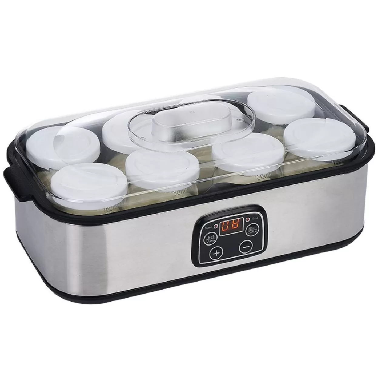 Gifi Yaourtière 8 pots en aluminium gris< Petit Électroménager