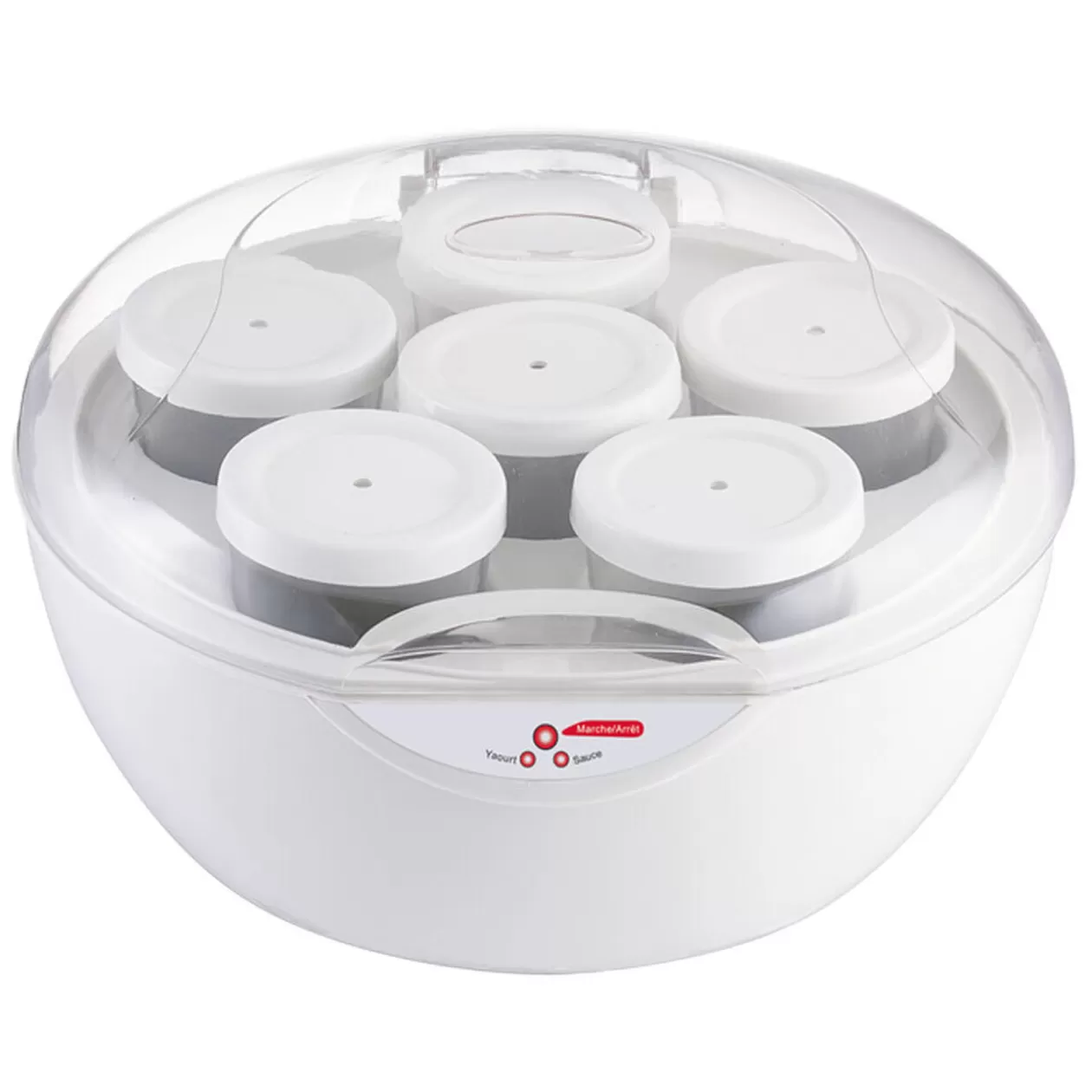 Gifi Yaourtière Homday blanche 6 pièces< Petit Électroménager